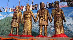 फुङलिङको तोक्मेमा धाननाच स्तम्भ निर्माण