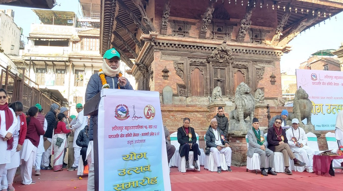 योगले शरीर र दिमागलाई सन्तुलित बनाउँछ : प्रथम राष्ट्रपति