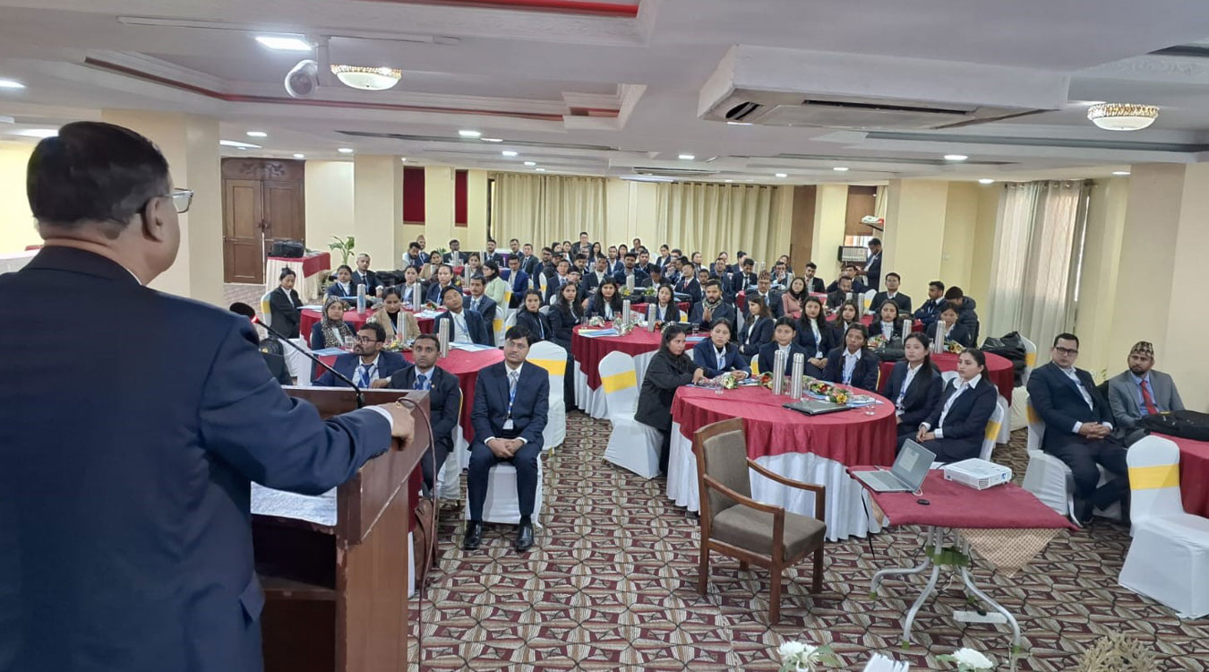 राष्ट्रिय वाणिज्य बैंकद्धारा नवनियुक्त कर्मचारीहरुलाई तालिम प्रदान