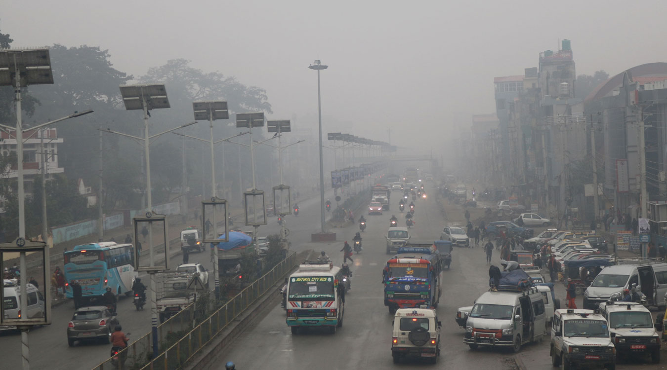 तराईमा हुस्सुको प्रभाव, उच्च पहाडी क्षेत्रमा हल्का वर्षा र हिमपातको सम्भावना