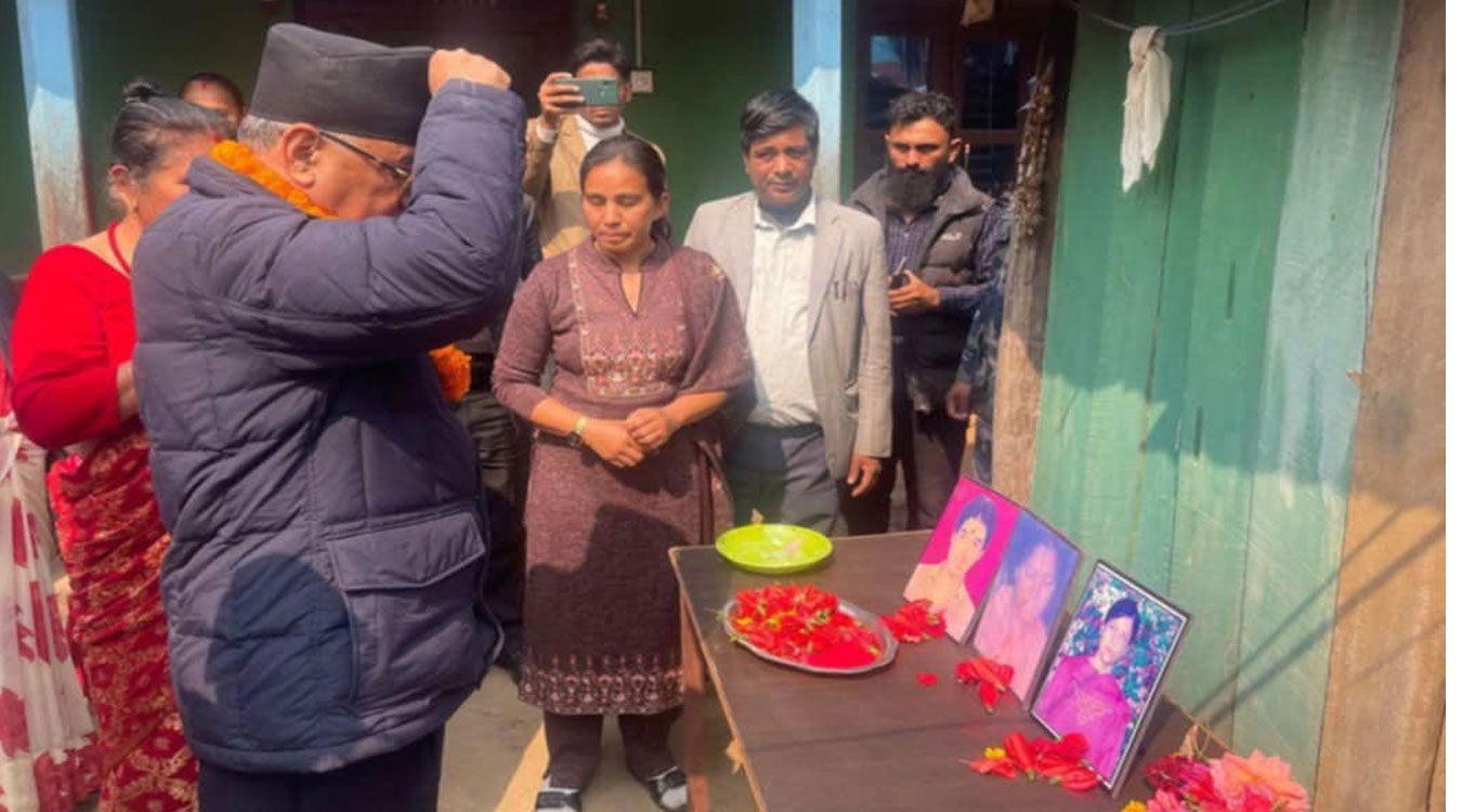 निर्वाचन क्षेत्रको विकासमा समय दिने अध्यक्ष दाहालको प्रतिबद्धता
