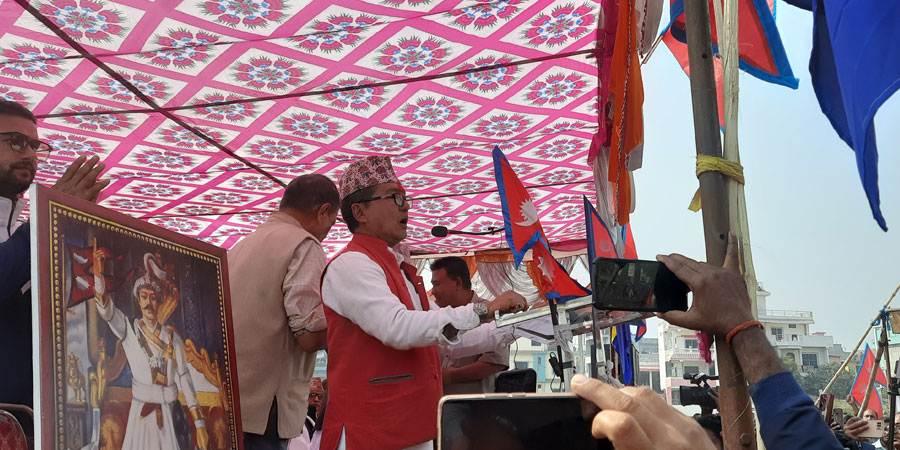 देशको आर्थिक अवस्था कमजोर भएकामा राप्रपा अध्यक्ष लिङ्देनको चिन्ता