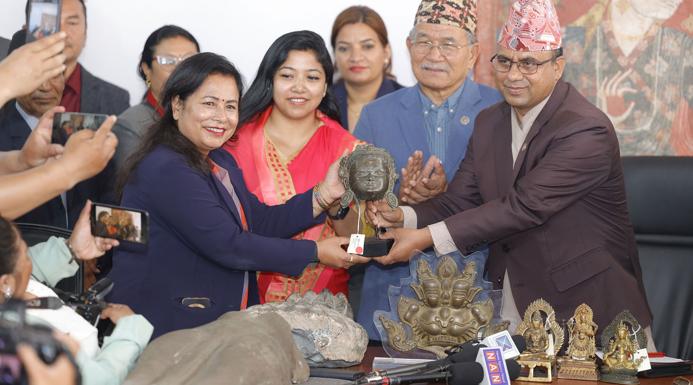 अमेरिका पुगेका २१ वटा पुरातात्विक महत्वका वस्तु फिर्ता