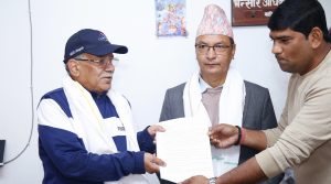 सुक्खा बन्दरगाह निर्माणमा सहयोग गर्ने ‘प्रचण्ड’को प्रतिबद्धता