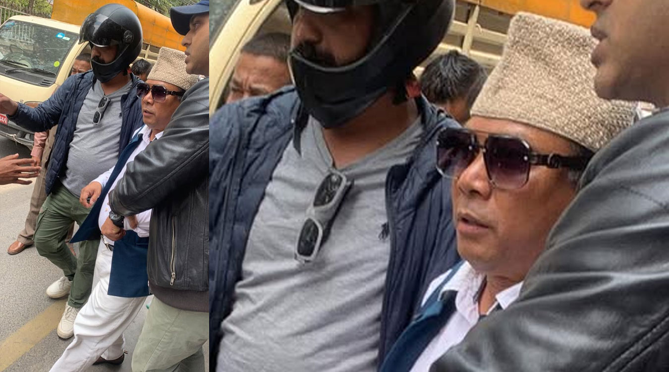 प्रज्ञा भवन परिसरबाट रेशम चौधरी पक्राउ
