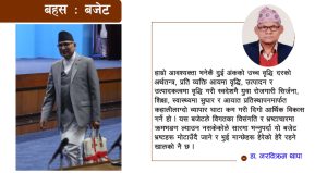 आगामी आर्थिक वर्षको बजेटको अर्थराजनीतिक चिरफार