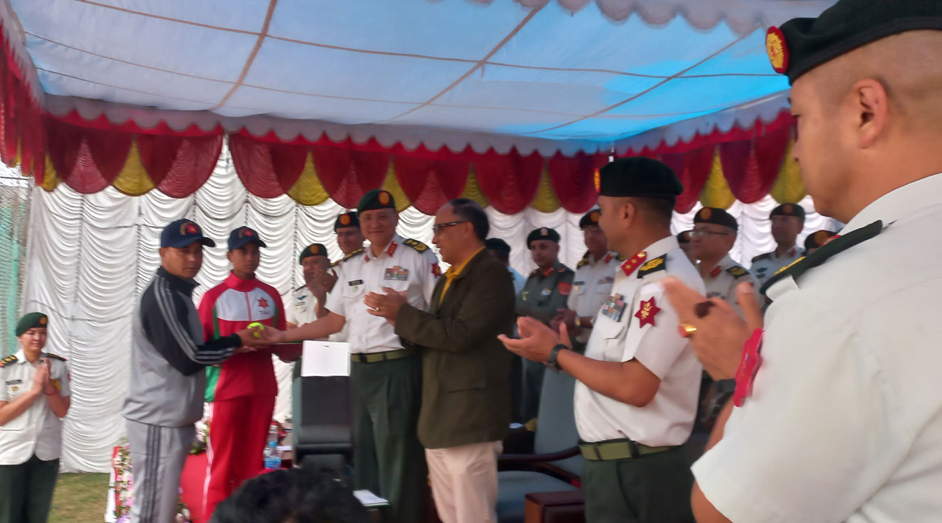 प्रधानसेनापति राष्ट्रिय टेनिस प्रतियोगिता सुरु