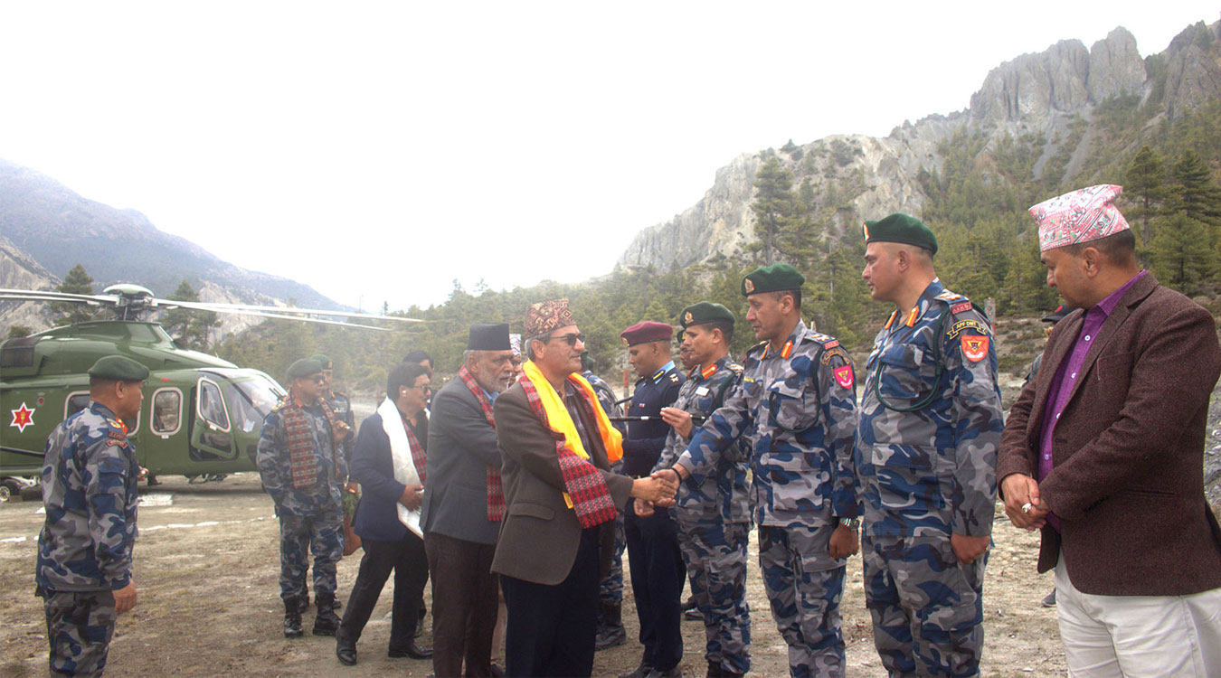 सशस्त्र प्रहरी बल विपद् उद्धारमा अब्बल बन्दै गएको छ: गृहमन्त्री