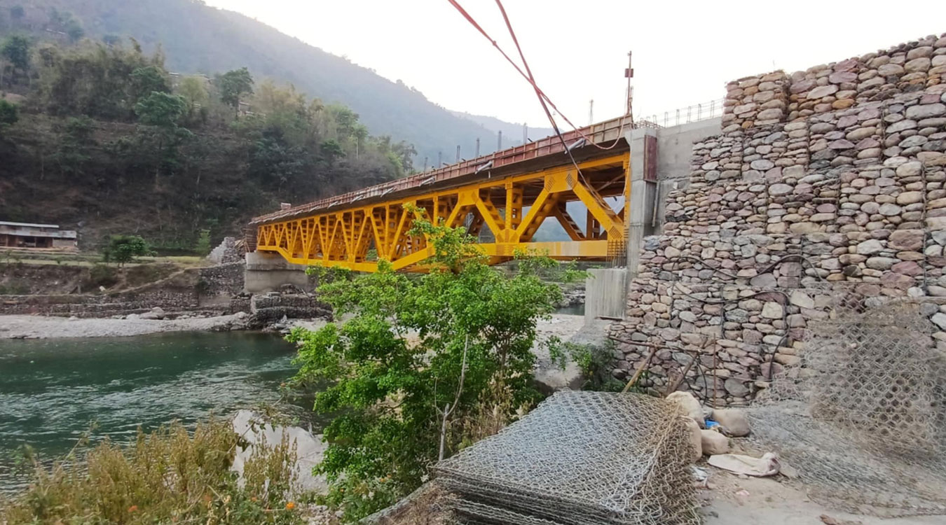 झेँदी पुल निर्माण सम्पन्न