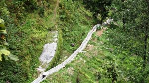पर्वतमा नहर बनाएर बाढी नियन्त्रण