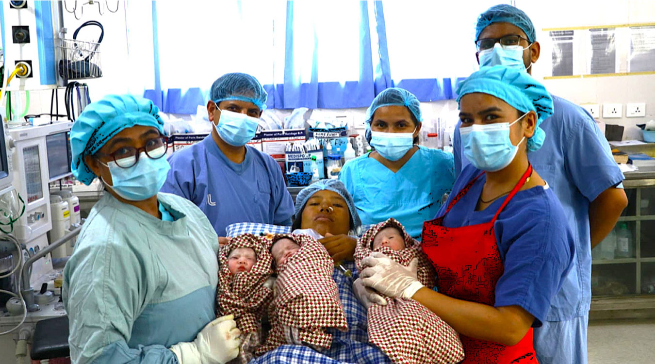 तिम्ल्याहा शिशु जन्माएकी हीरालाई ५० हजार सहयोग