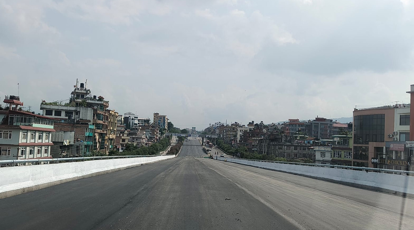 देशको पहिलो ‘फ्लाई ओभर’ निर्माण सम्पन्न