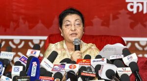 एमाले केन्द्रीय समिति बैठकमा विद्याको सदस्यता नवीकरणको माग