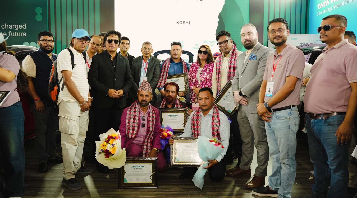 सिप्रदी ट्रेडिङद्वारा NADA Auto Show मा Xpres-T EV फ्लिट पार्टनर लाई सम्मान