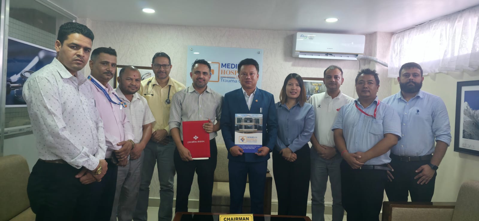 प्रभु बैंक लिमिटेड तथा मेडिप्लस हस्पिटल पोखराबीच विशेष छुट सम्झौता