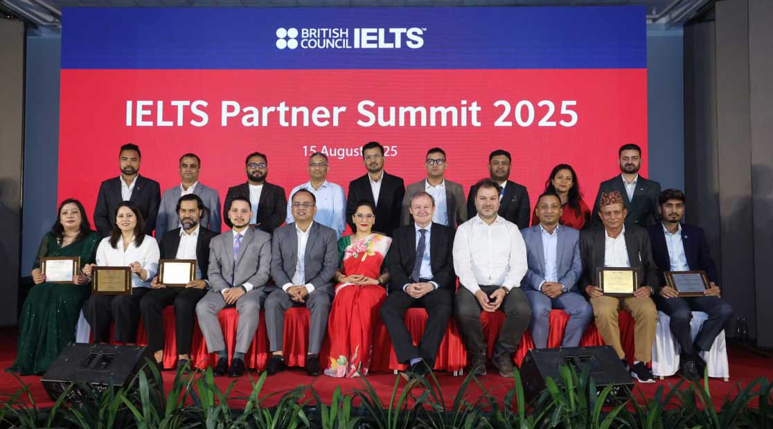 ब्रिटिस काउन्सिल नेपालद्धारा उत्कृष्ट आइइएलटीएस साझेदारलाई सम्मान, रोमाञ्चक अभियान शुभारम्भ