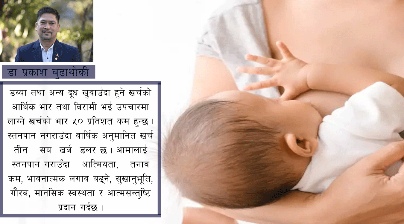 सन्दर्भ : विश्व स्तनपान सप्ताह स्तनपान आमाको कर्तव्य तथा शिशुको अधिकार