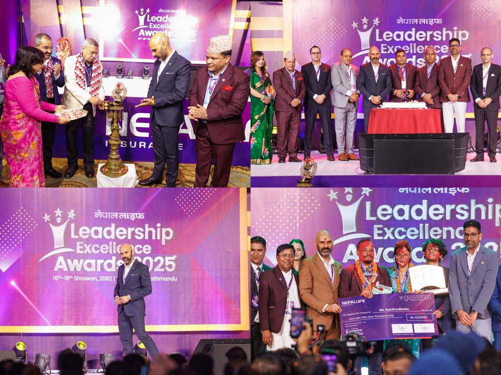 नेपाल लाइफको ‘लिडरसीप एक्सलेन्स अवार्ड २०२५’ सम्पन्न, ४४० अभिकर्ता सम्मानित