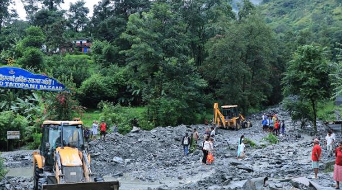 लेतेखोलाको बाढीले भौतिक संरचनामा क्षति
