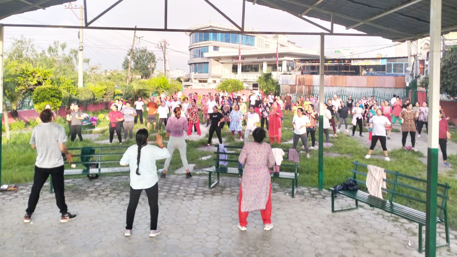 जुम्बाको धमाका मच्चाउँदै मर्निङ्ग स्टार