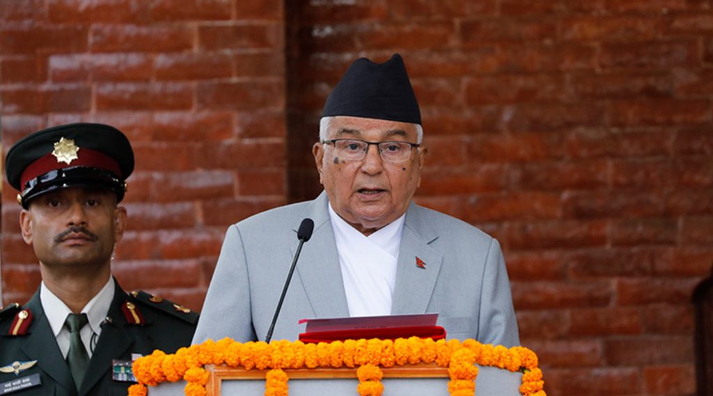 भानु चुँदीरम्घालाई भाषा र साहित्यको गन्तव्यस्थल बनाउनुपर्छः राष्ट्रपति