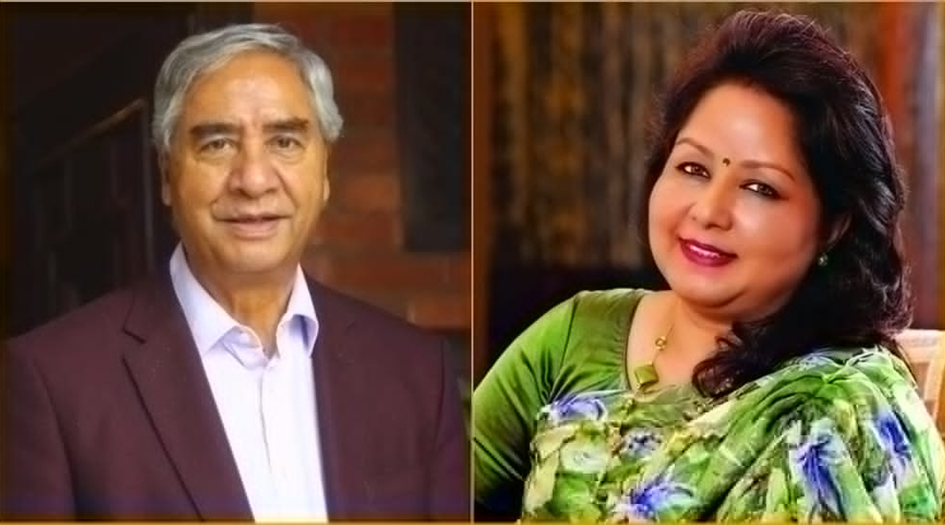 देउवा र आरजु सिंगापुर जाँदै