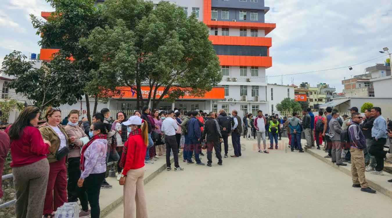 किष्ट अस्पताल परिषर तनावग्रस्त