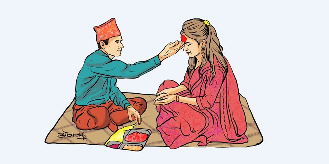 टीका लगाउँदा कुन दिशातर्फ फर्किने ?
