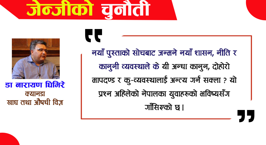 जेन्जीको चुनौती : नवप्रवर्तनमा अवरोध र आयातमुखी बजार जेन्जीको चुनौती : नवप्रवर्तनमा अवरोध र आयातमुखी बजार