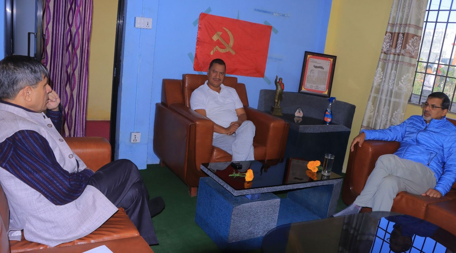 हरिसिद्धीमा विप्लव, जनार्दन र घनश्यामबिच भेटर्वाता