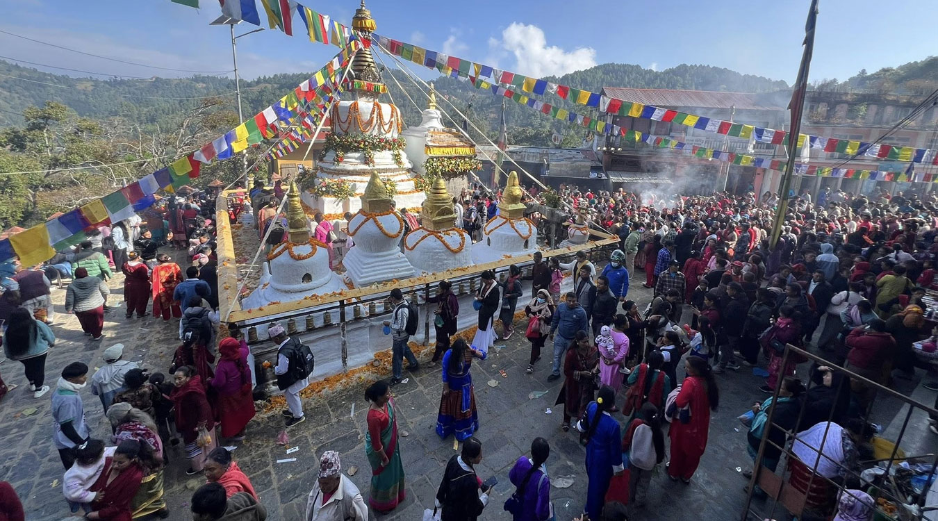 ‘पितृ’ का नाममा दीप प्रज्वलन गर्दै नमोबुद्ध जात्रा सम्पन्न