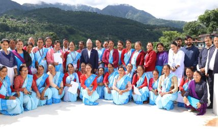 फेदीखोला गाउँपालिकामा ३६ महिला स्वास्थ्य स्वयंसेवी सामाजिक सुरक्षा कोषमा समावेश