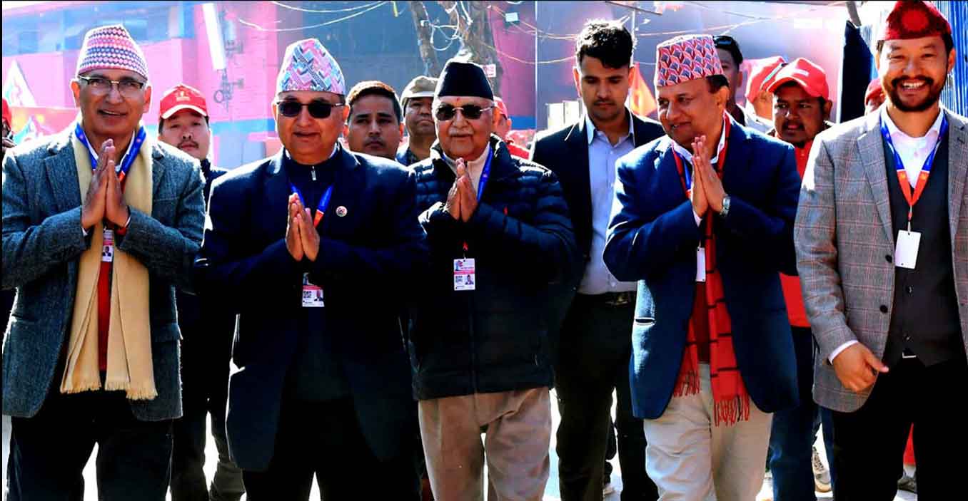 एमालेको नयाँ नेतृत्व चयनका लागि मतगणना जारी, ओली अध्यक्षतर्फ अग्रस्थानमा