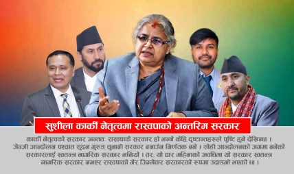 स्वतन्त्र भनिएको सरकार नै रास्वपाको, देश जलाएको जिम्मा किन लिएनन् ?