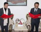 नबिल बैंकका अध्यक्ष निर्वाण कुमार चौधरीद्वारा नेपाल राष्ट्र बैंकका गर्भनरबाट शपथ ग्रहण