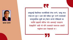 स्खलित राजनीति र वैकल्पिक शक्तिको कुच्चिएको अनुहार