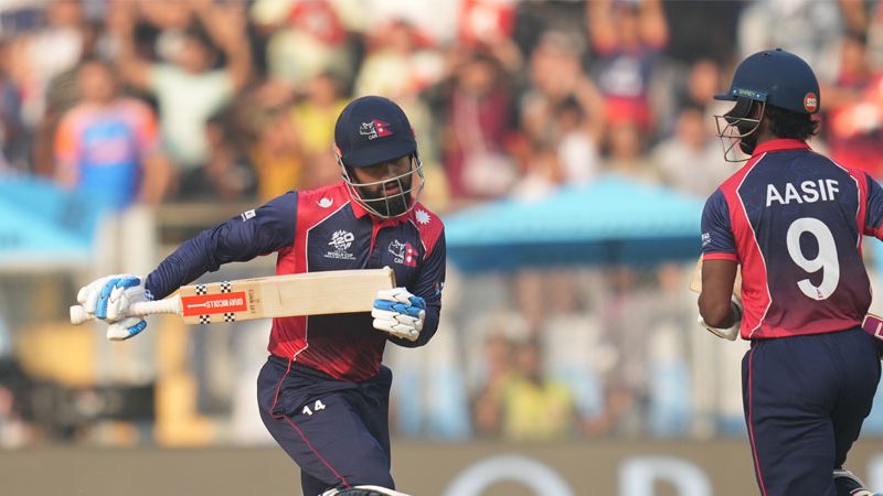 विश्वकप क्रिकेटः इङ्ल्यान्डविरुद्धको खेलमा नेपाल ४ रनले पराजित