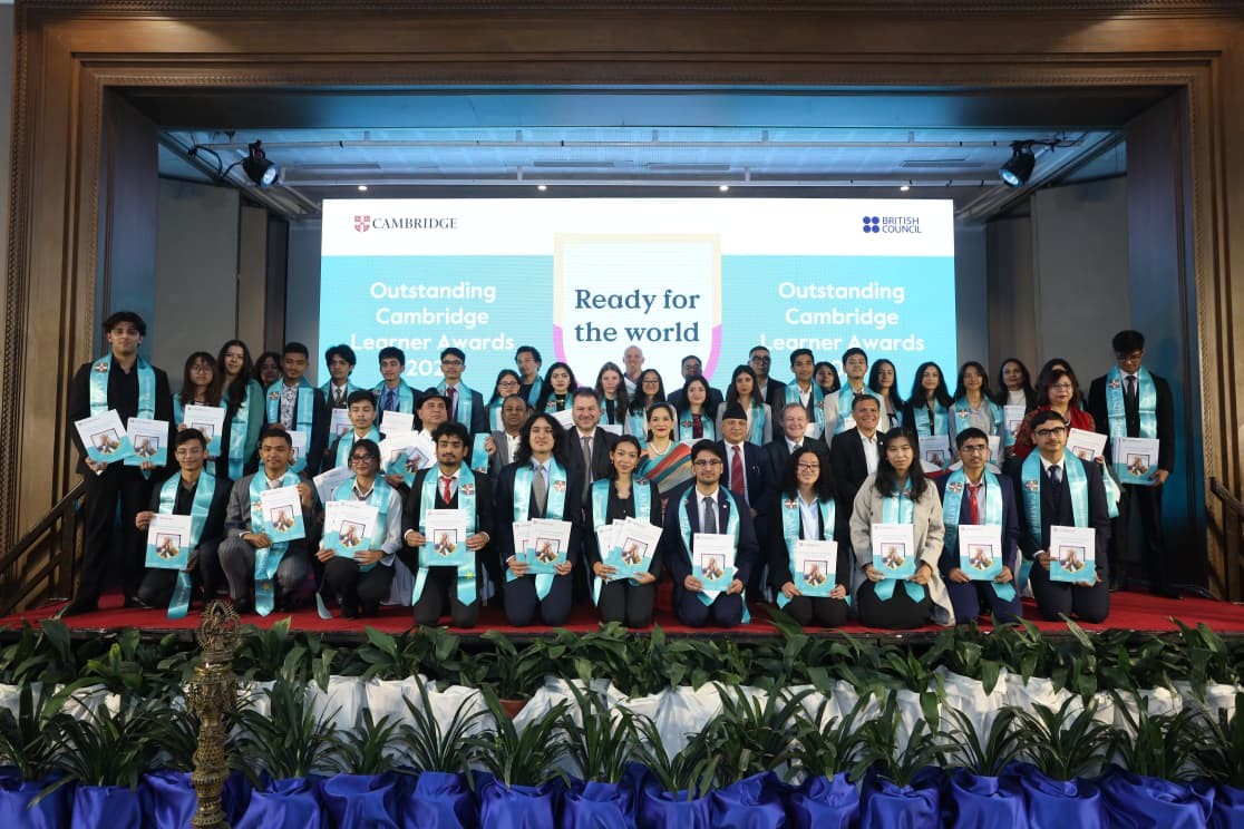 आउटस्ट्यान्डिङ क्याम्ब्रिज लर्नर अवार्डमा ४७ जना नेपाली विद्यार्थीको उत्कृष्ट नतिजा