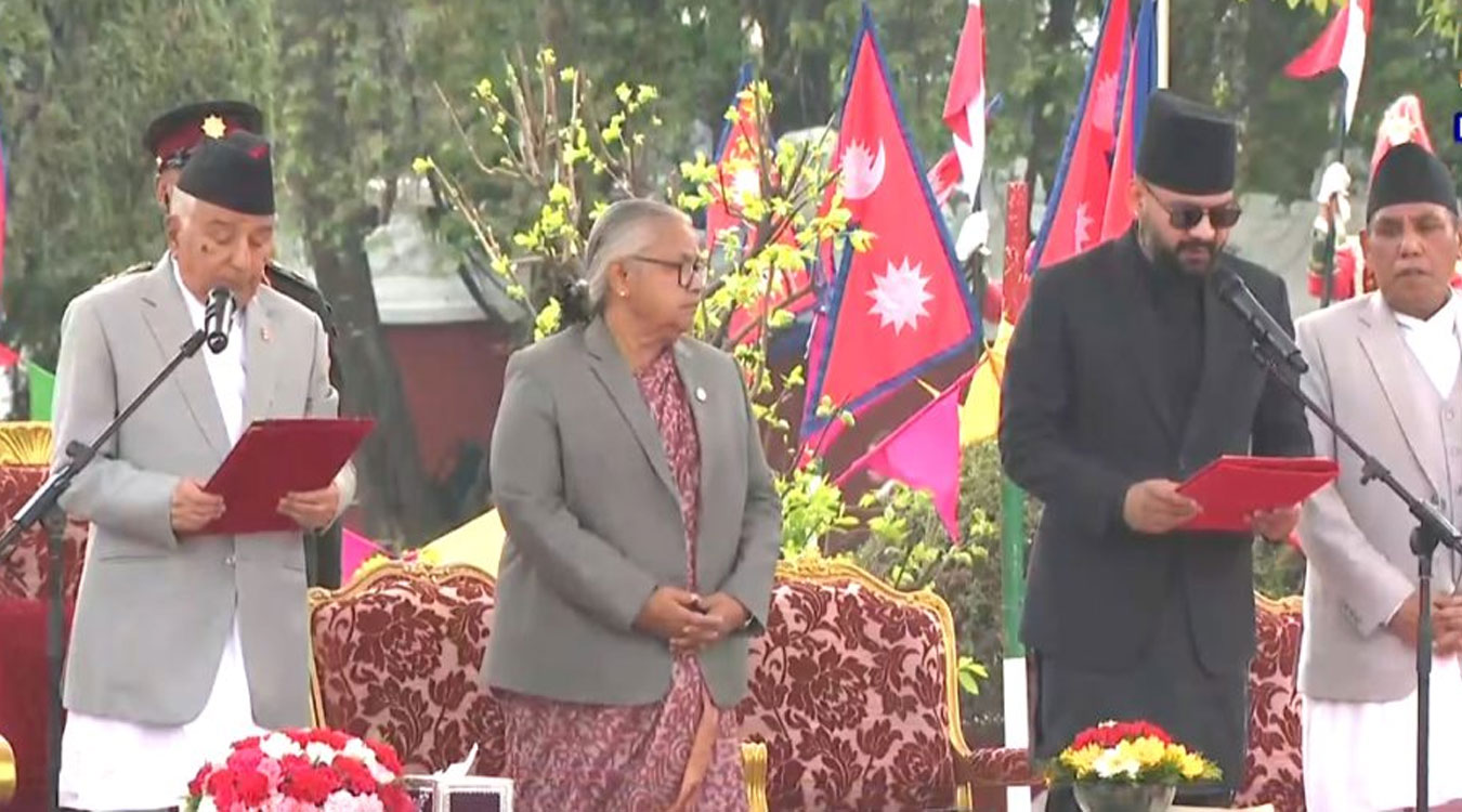 बालेनले लिए प्रधानमन्त्री पदको शपथ