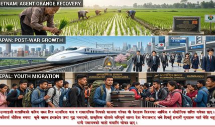 खरानी र विषबाट उठेका जापान र भियतनाम, नेपालको ’बेमौसमी चुनाव’ र ’मौन पलायन’ माथि एउटा गम्भीर प्रश्न खरानी र विषबाट उठेका जापान र भियतनाम, नेपालको ’बेमौसमी चुनाव’ र ’मौन पलायन’ माथि एउटा गम्भीर प्रश्न