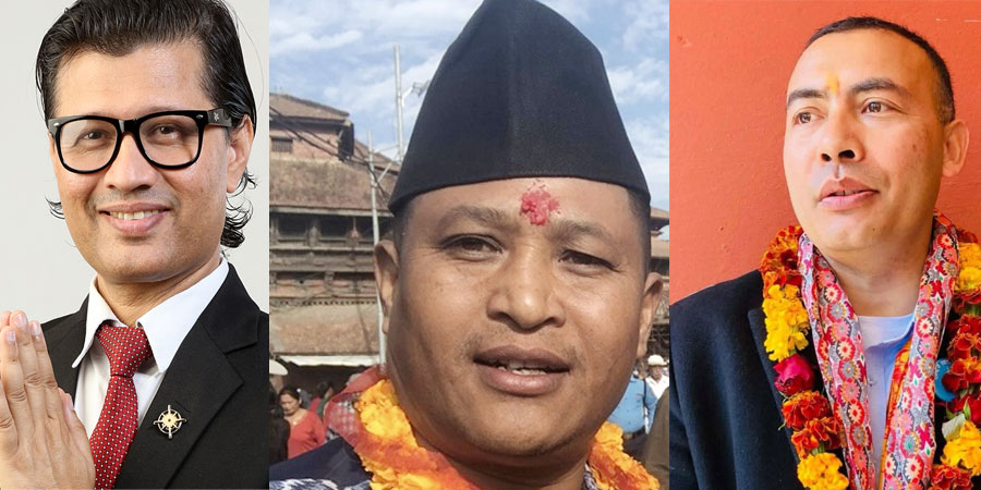 बागलुङ-१, रुपन्देही-३ र ललितपुर १ -मा रास्वपाका खड्का, थापा र महर्जन विजयी