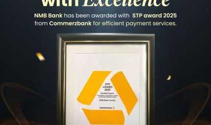 एनएमबि बैंकलाई जर्मनीको कमर्ज बैंकबाट ‘एसटीपी अवार्ड २०२५’ प्रदान