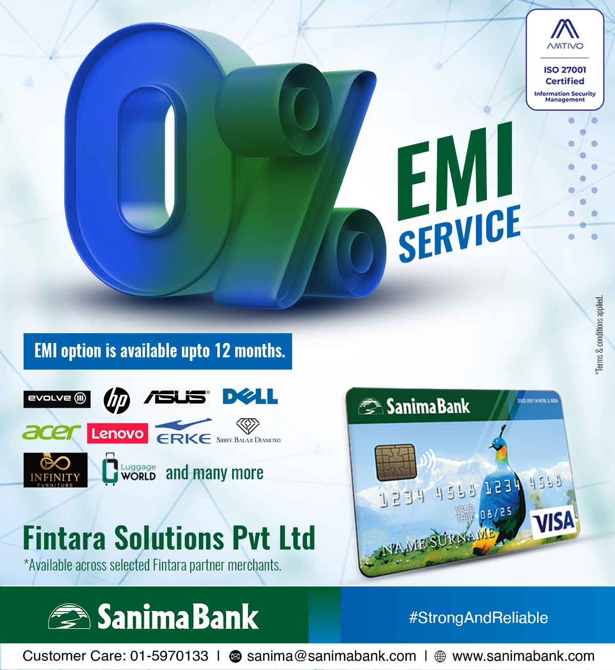 सानिमा बैंकको नयाँ योजना: ०% ब्याजमा १२ महिनासम्म किस्ताबन्दी सुविधा