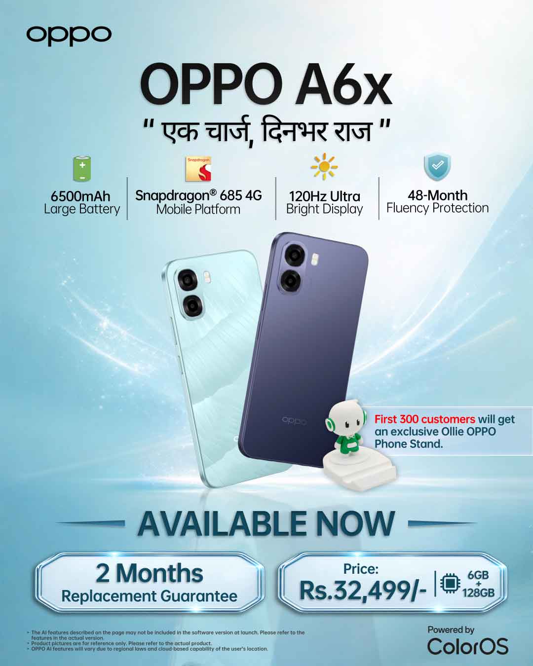 ओप्पो ए६एक्स स्मार्टफोन नेपालमा सार्वजनिक
