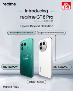 उच्च प्रविधियुक्त क्यामेरा, शक्तिशाली ब्याट्री क्षमता र उच्च कार्यसम्पादनसहित रियलमी जीटी ८ प्रो सिरिज नेपालमा सार्वजनिक