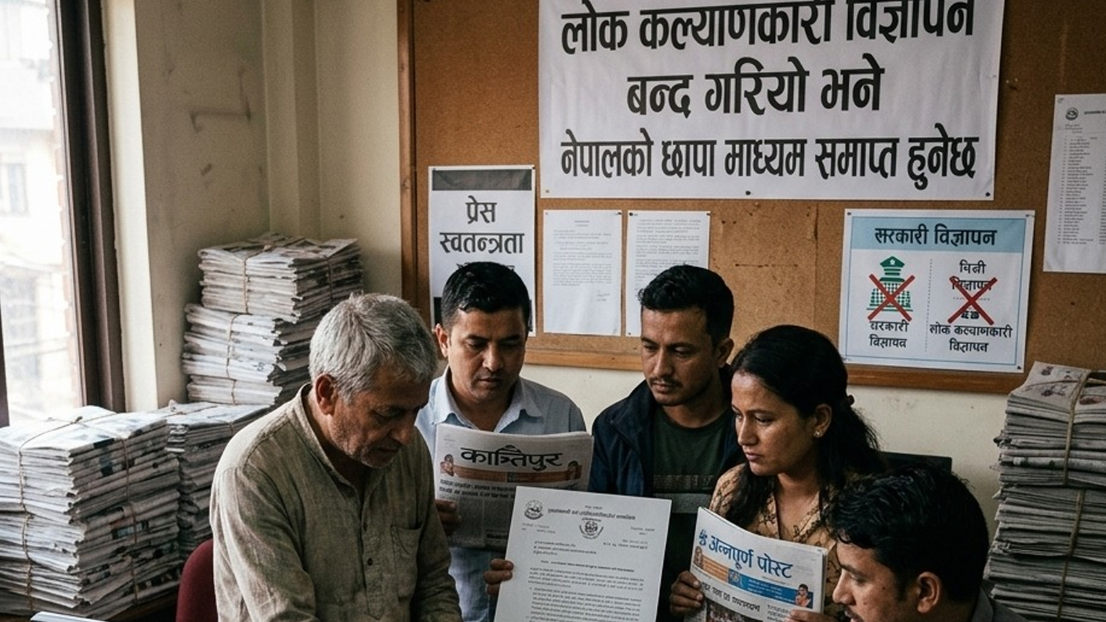 सरकारी विज्ञापनमा बिचौलिया अन्त्यको प्रयास: सुधार कि सञ्चार क्षेत्रमा संकट ?