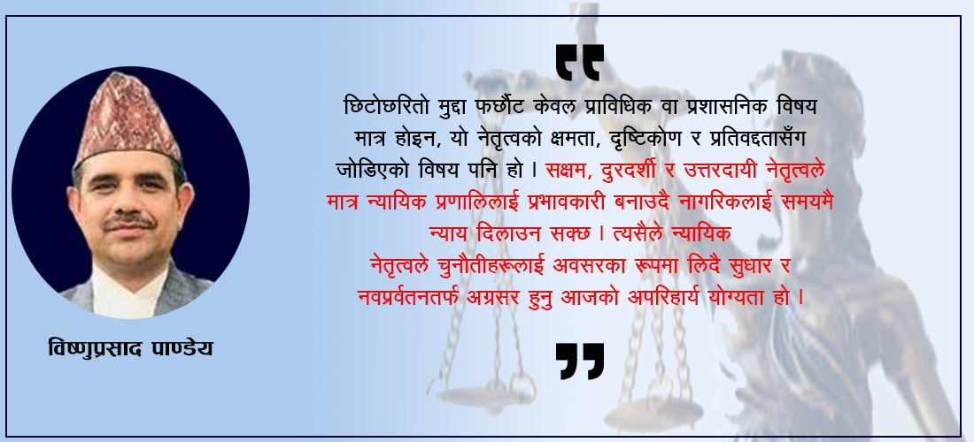 छिटोछरितो मुद्दा फर्छौटः नेतृत्वलाई चुनौती