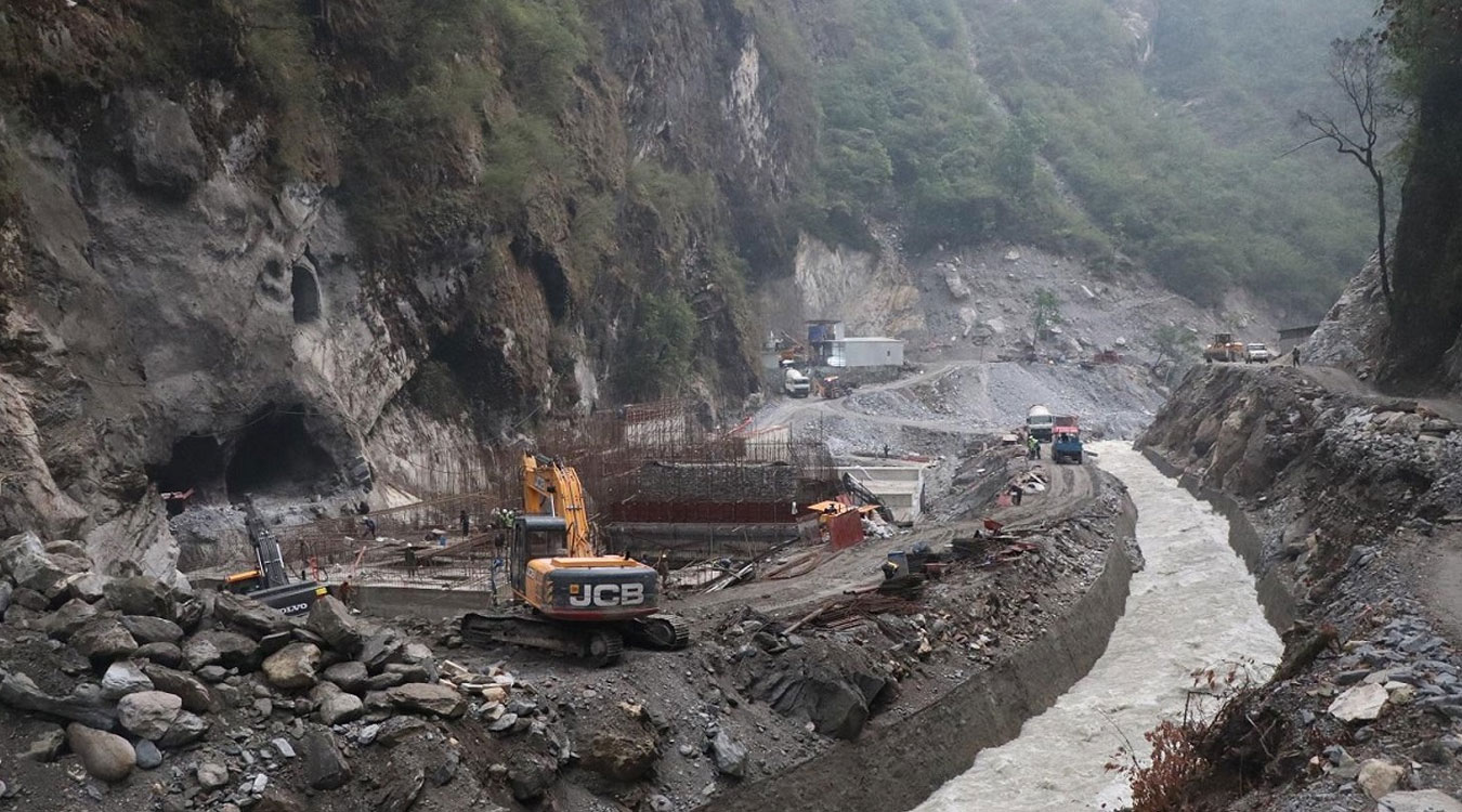 ‘माथिल्लो म्याग्दी’ जलविद्युत् आयोजना : १३ महिनामा ५० प्रतिशत भौतिक प्रगति