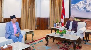 राष्ट्रपतिसँग राष्ट्रियसभाका अध्यक्षको भेट