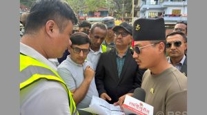 गृहमन्त्री गुरुङद्वारा नारायणगढ-बुटवल सडक खण्ड अनुगमन : समयमै काम सम्पन्न गर्न निर्देशन